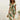 Elegant Green Floral Midi Dress