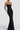 Women's Black Floral Corset Maxi Dress