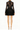 Women's Black Floral Lace Mini Dress