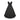 Women's Black Off-Shoulder Corset Midi Dress