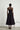 Women's Black Off-Shoulder Corset Midi Dress
