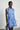 Women's Blue Cut-Out Belted Mini Dress