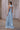 Women's Blue Gathered Maxi Dress