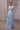 Women's Blue Gathered Maxi Dress