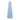 Women's Blue Glossy Gathered Maxi Dress