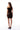 Women's Brown One Shoulder Satin Mini Dress