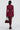 Women's Burgundy Ruched Blazer Mini Dress