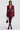 Women's Burgundy Ruched Blazer Mini Dress