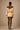 Women´s Gold Crystal-Embellished Panelled Mini Dress