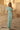 Women's Green Asymmetrical Gathered Maxi Dress