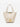 Women's Luxe Taupe Leather Bucket Bag