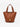 Women's Luxe Taupe Leather Bucket Bag