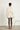 Women's Neutral Fully Pleated Ruffled Mini Dress
