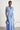 Women's Petal-Detail Drawstring Maxi Dress in Blue