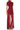 Women's Red Asymmetrical Ruched Maxi Dress