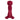 Women's Red Asymmetrical Ruched Maxi Dress