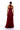 Women's Red Gathered Maxi Dress