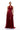 Women's Red Gathered Maxi Dress