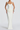 Women's White Ruched Corset Maxi Dress