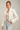 Women's White Ruffle Cropped Jacket