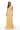 Women's Yellow Gathered Maxi Dress