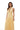 Women's Yellow Gathered Maxi Dress