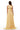 Women's Yellow Gathered Maxi Dress